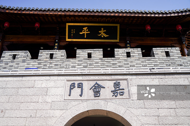 杭州富阳新登古镇图片素材