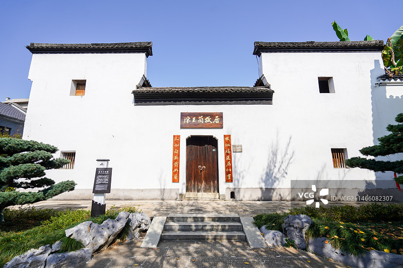 杭州富阳新登古镇图片素材