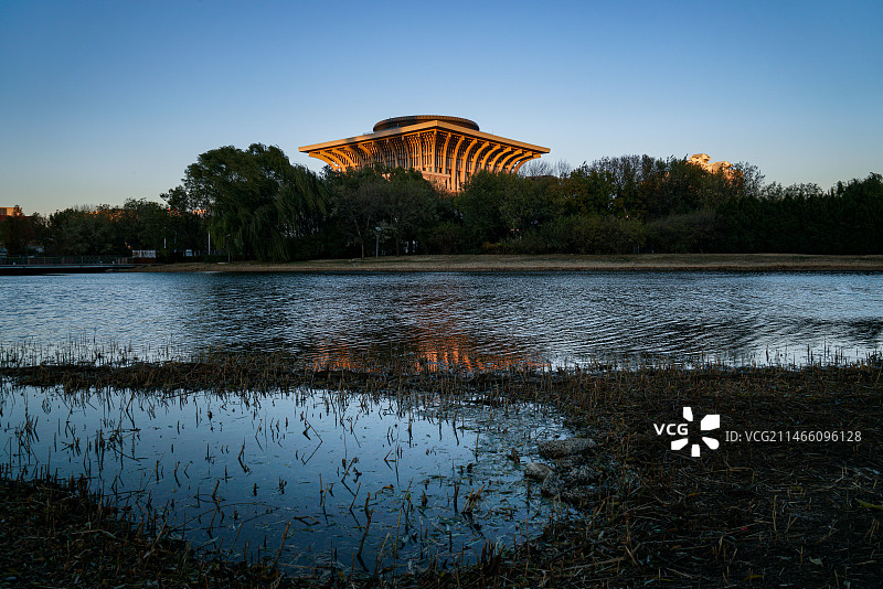 中国考古博物馆建筑风光图片素材