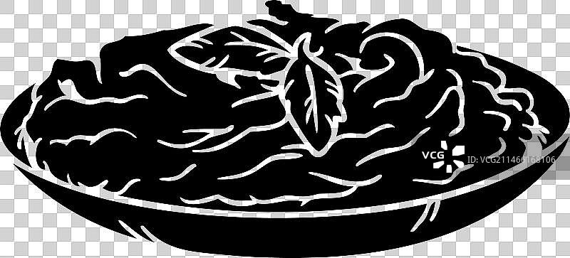 感恩节菜肴黑色土豆泥设计图片素材