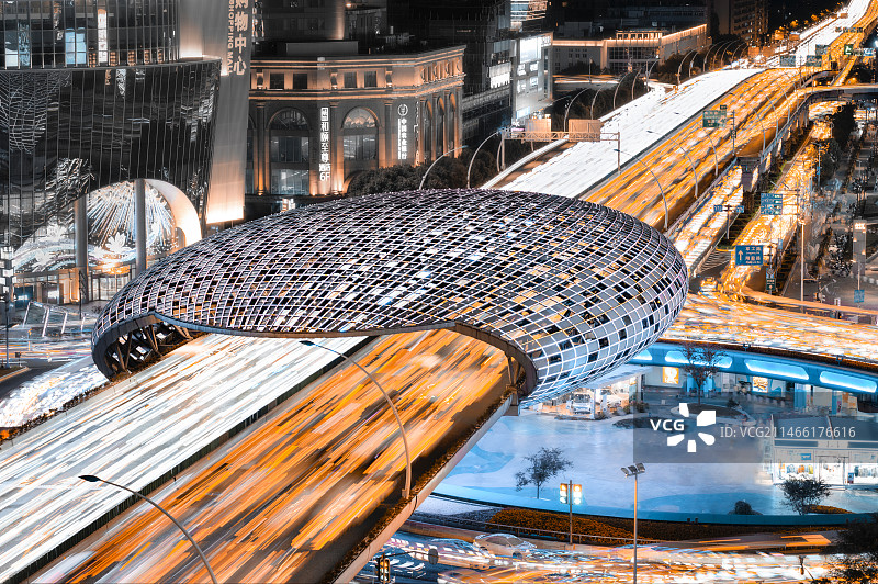 五角场长龙 To the future图片素材