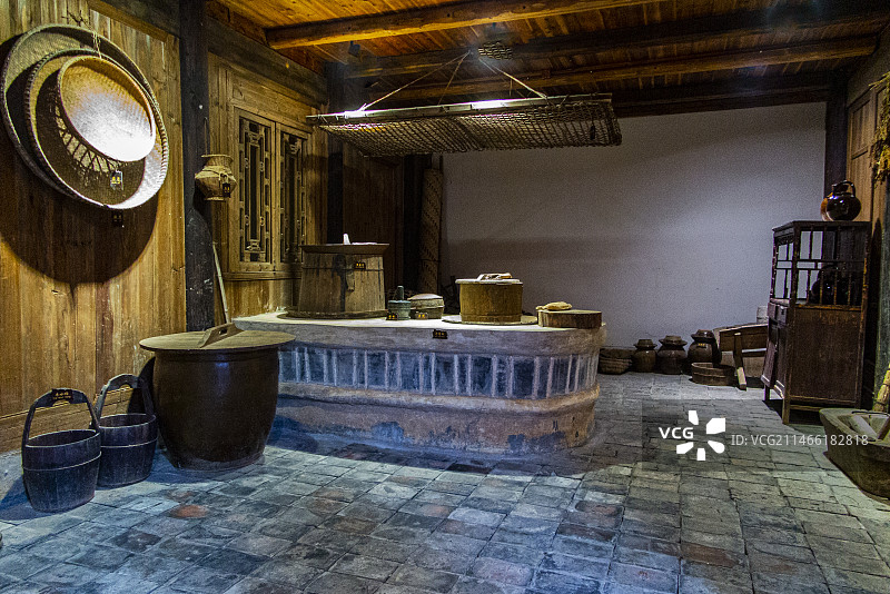 中国贵州黔南州瓮安县草塘镇猴场会议会址图片素材