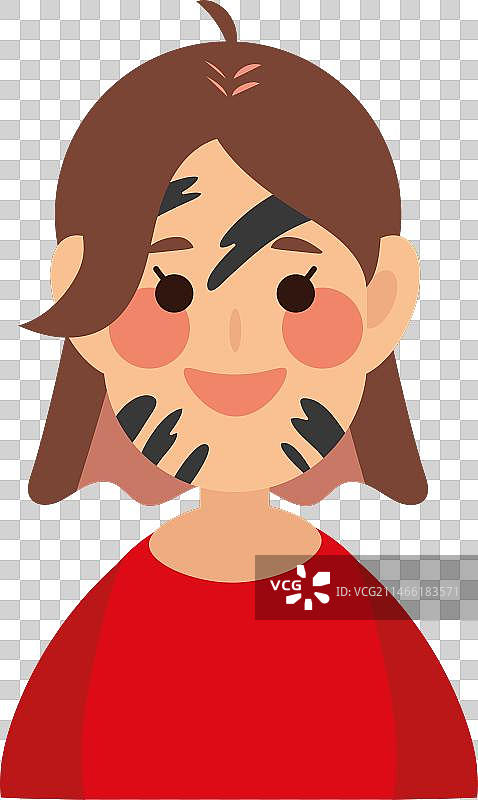 纳里尼奥帕斯托狂欢节上的妇女图片素材