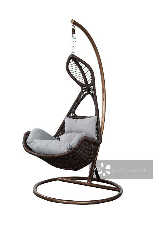 吊椅秋千白底图展示图片素材