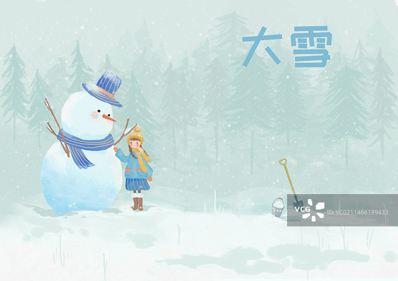 大雪节气图片素材