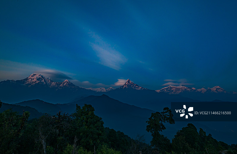 安纳普尔娜的黄昏1图片素材