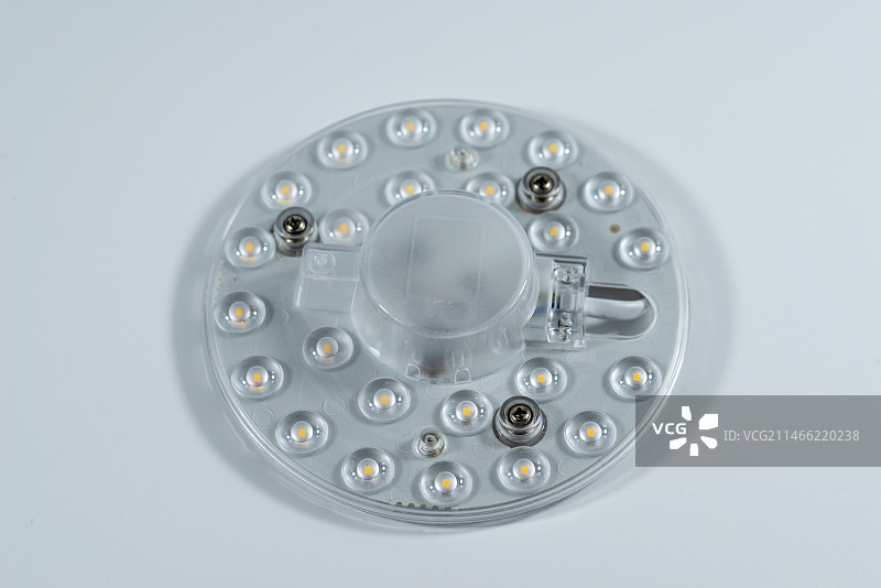 LED灯盘特写 绿色节能光源概念图片素材