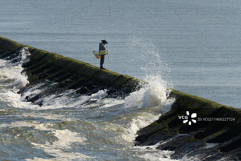 钓鱼客图片素材