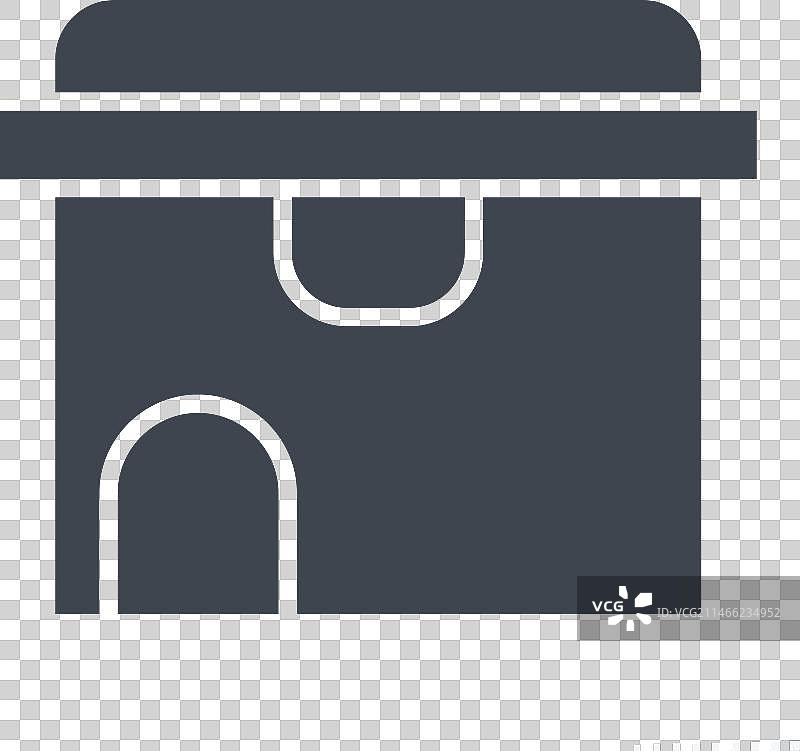 啮齿动物毒药符号字形风格图标图片素材