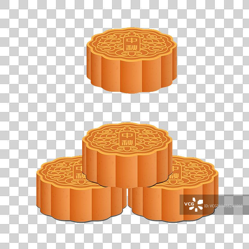 月饼矢量素材图片素材