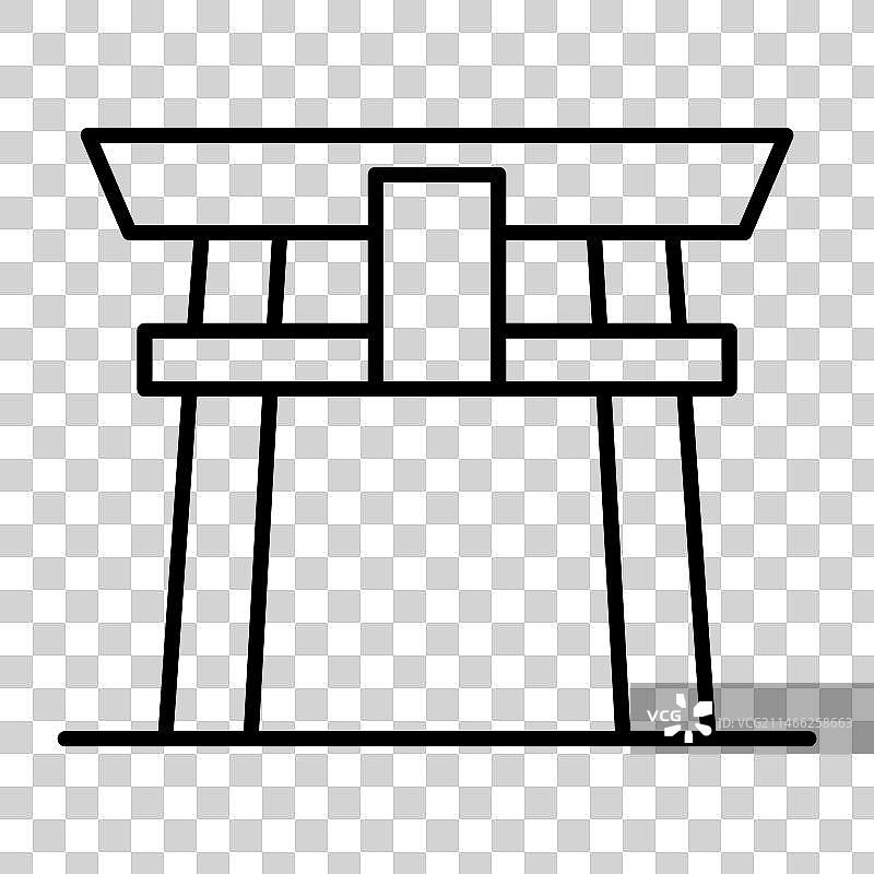 日本神社图标图片素材