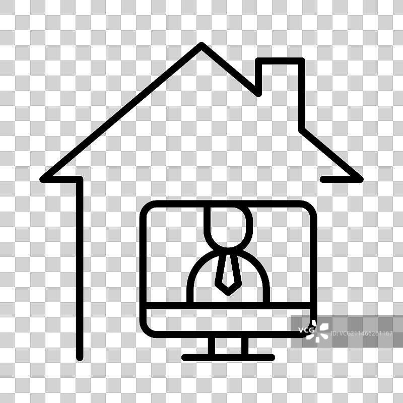 在家办公图标图片素材