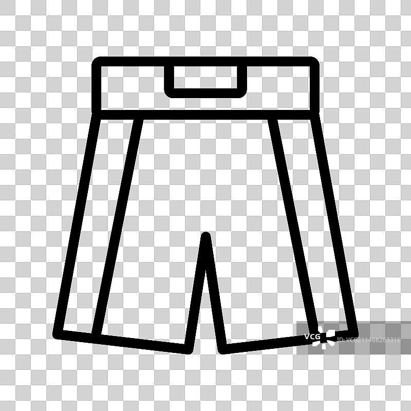 拳击短裤图标图片素材