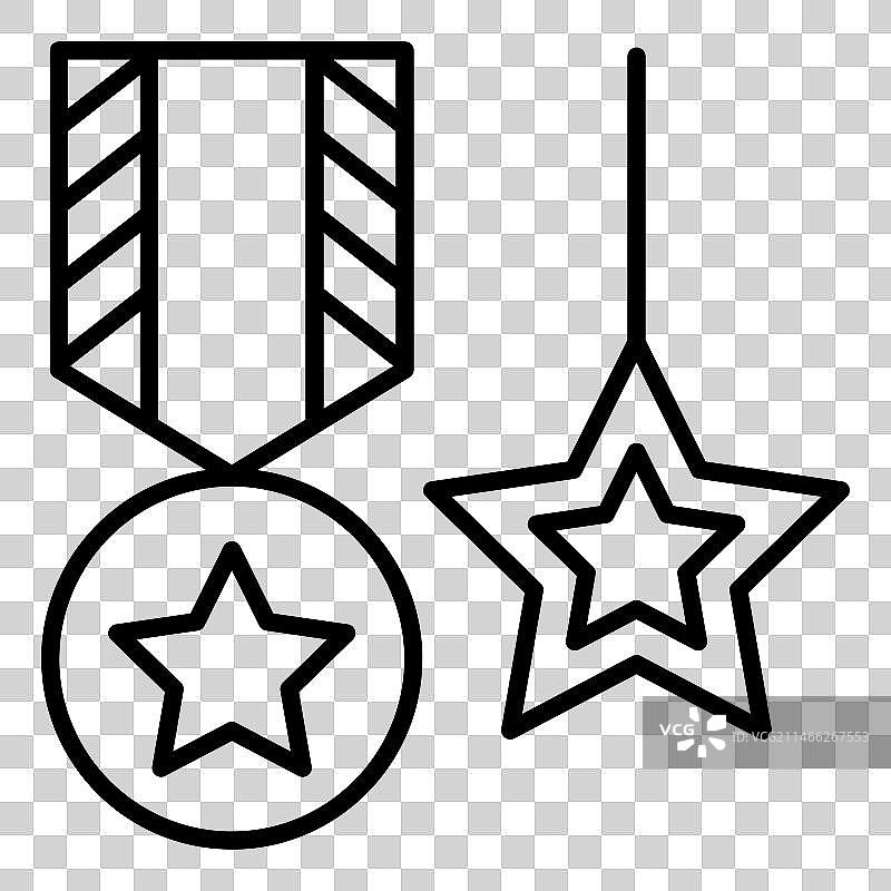 荣誉勋章图标图片素材