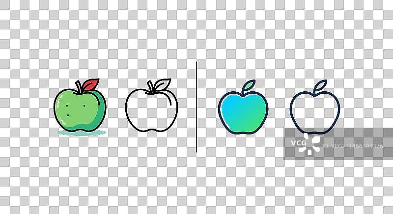 甜苹果设计元素图片素材