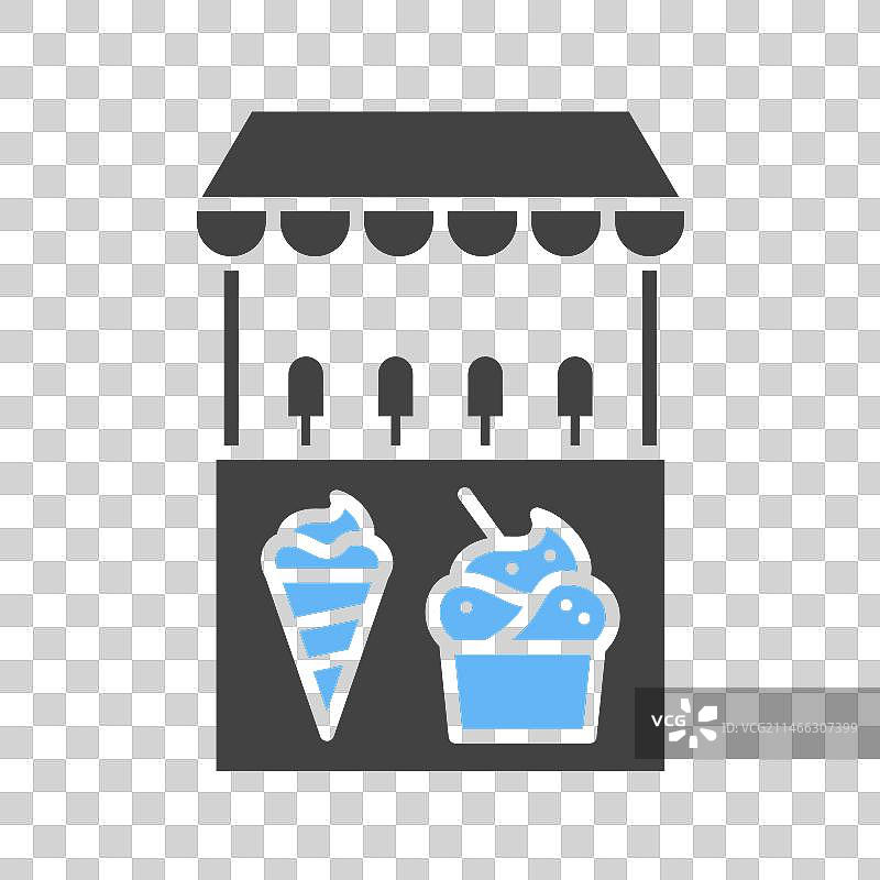 冰淇淋摊位图标图片素材