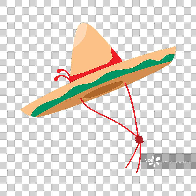 墨西哥查罗帽传统服饰图片素材