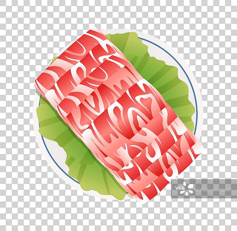 重庆美食火锅鸳鸯火锅食材图片素材