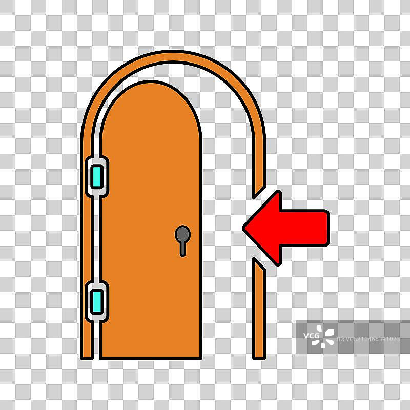 入口出口图标门图片素材