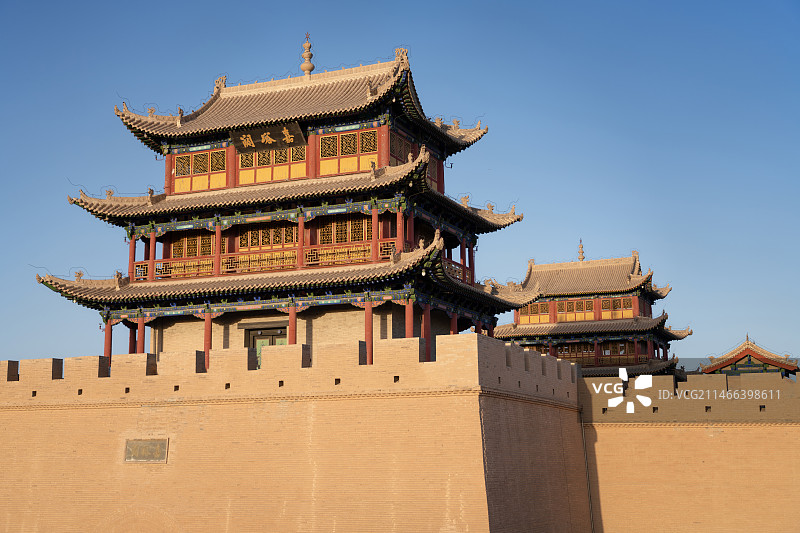 甘肃省嘉峪关市嘉峪关关城图片素材