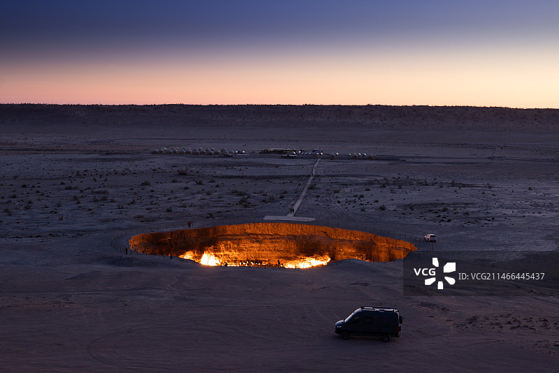 土库曼斯坦地狱之门图片素材