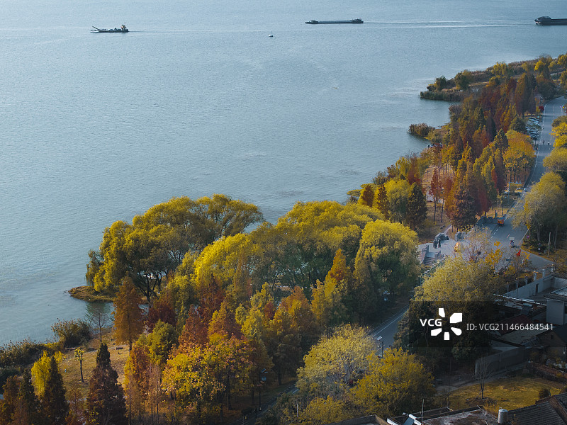 窑湾运河之秋图片素材