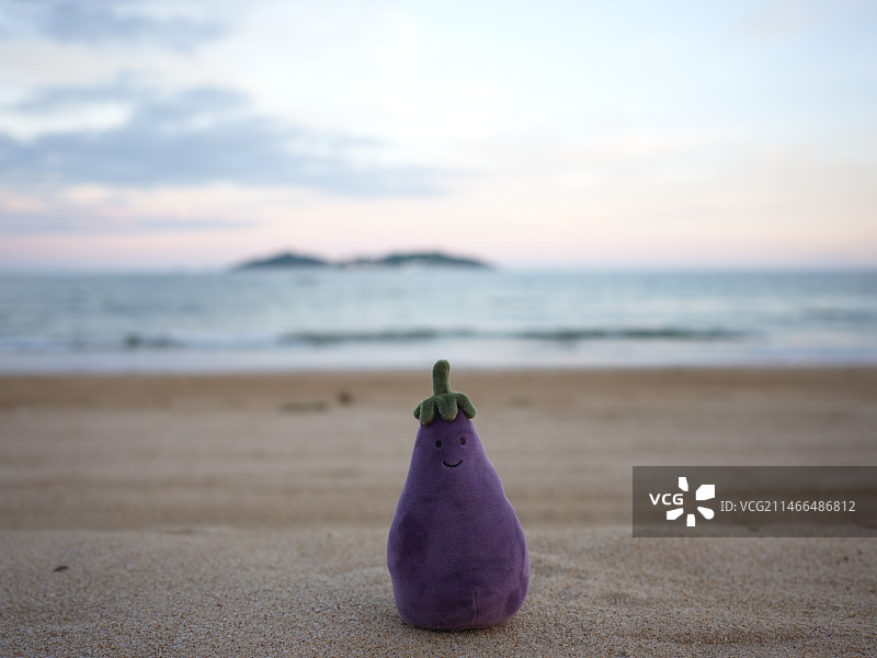 三亚海滩的晚霞、黄昏与夜景图片素材