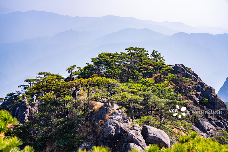 安徽黄山风景区自然风光图片素材