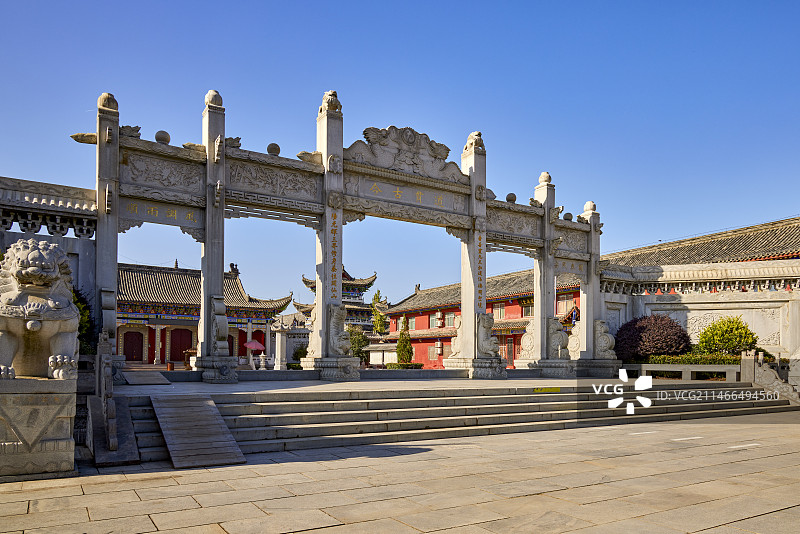 湖北省黄冈市蕲春县普阳观图片素材