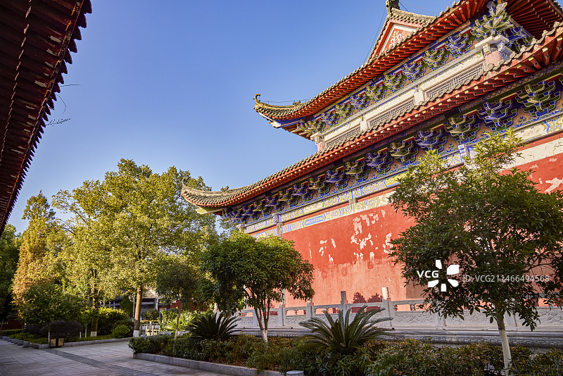 湖北省黄冈市蕲春县普阳观图片素材