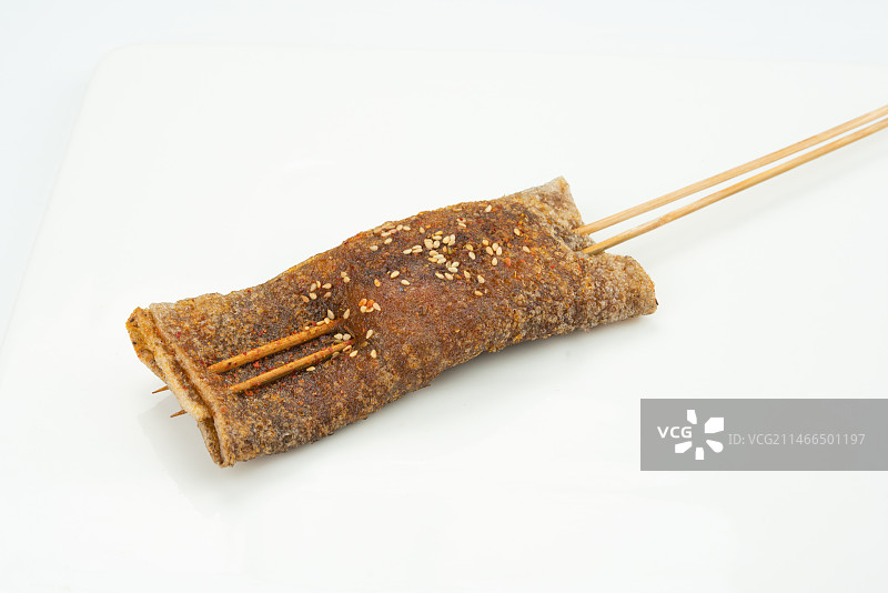 烤豆皮卷图片素材