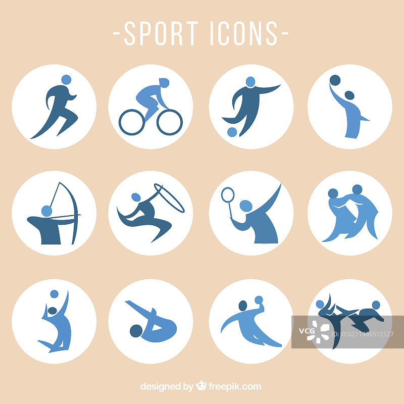 运动图标集图片素材