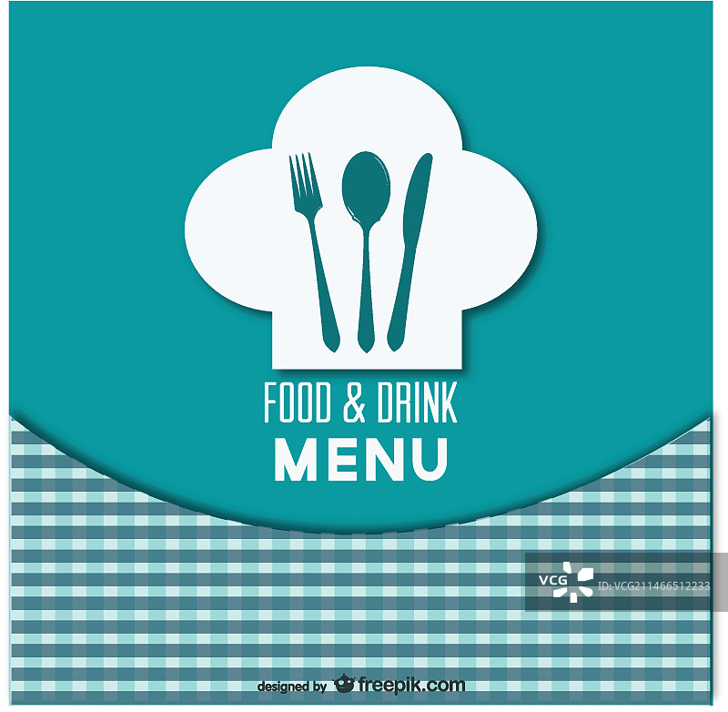 复古风格的餐厅菜单图片素材