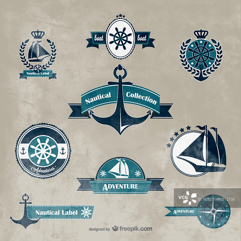 航海主题Logo合集图片素材