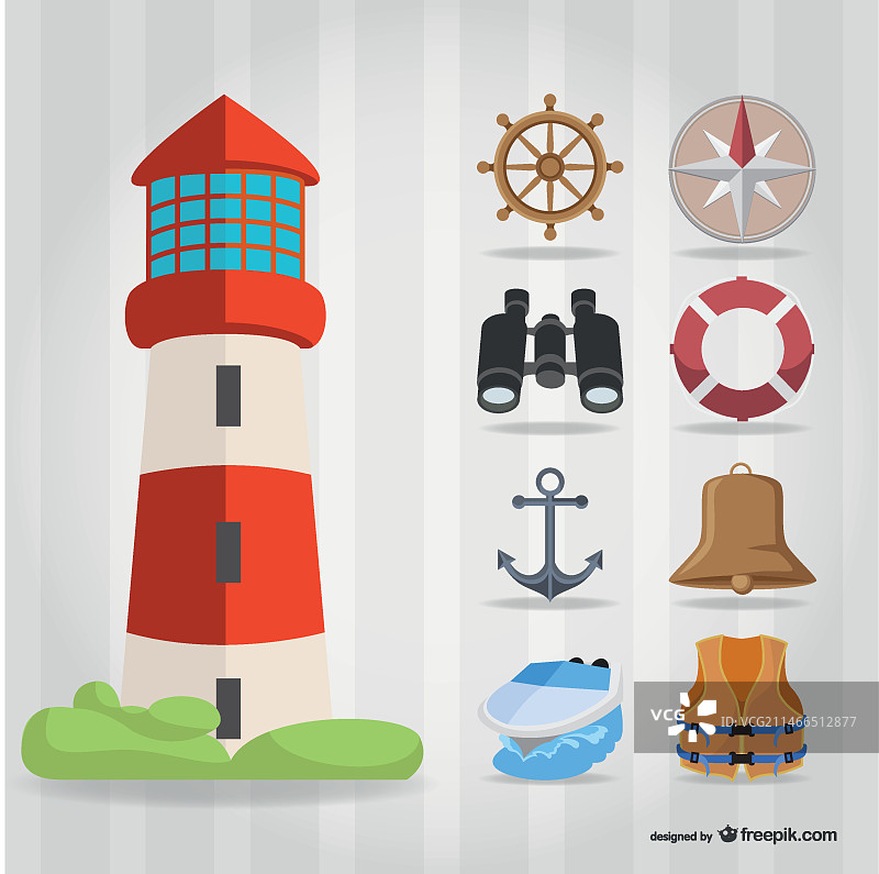 航海元素图片素材