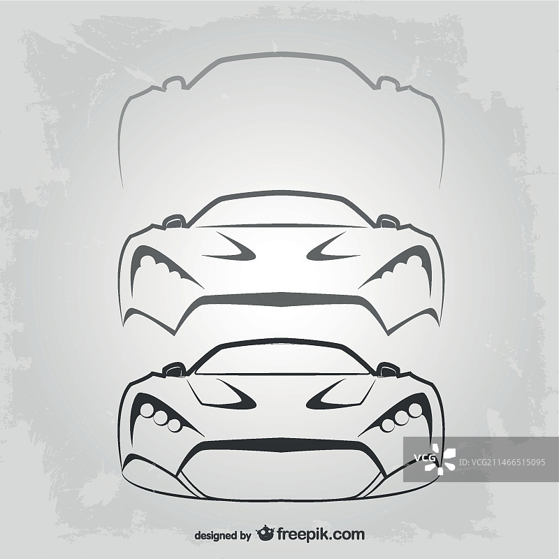 复古汽车标志模板图片素材