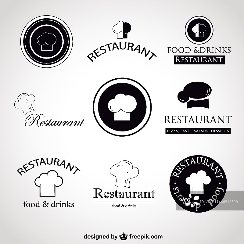 厨师帽标志图片素材