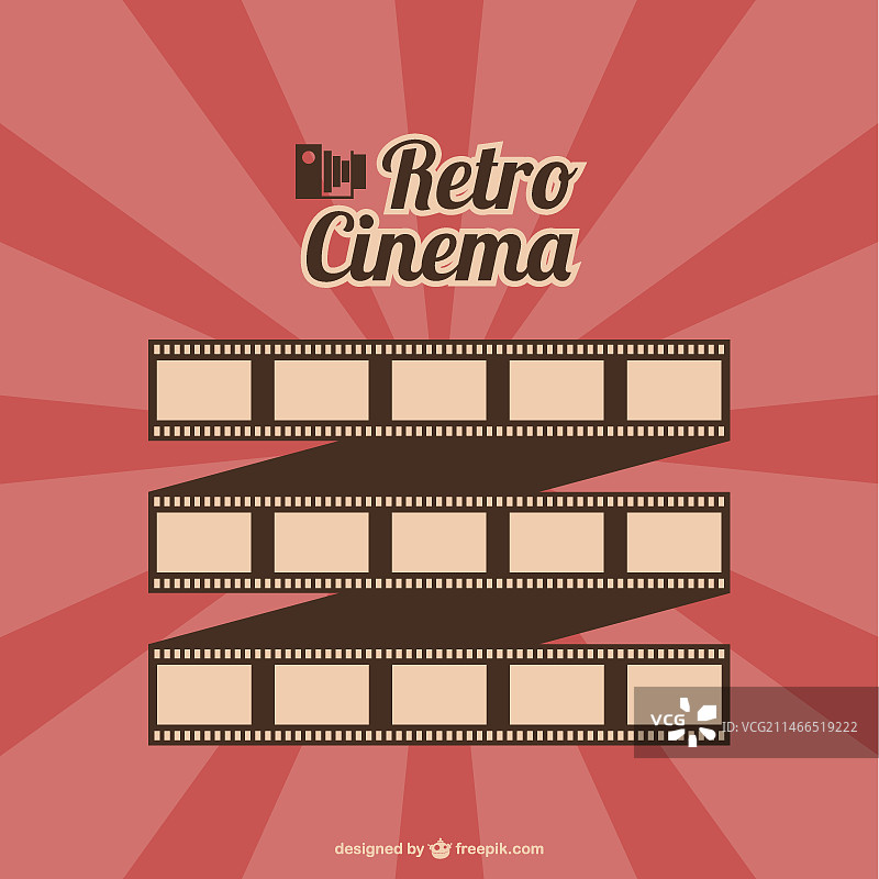复古电影胶片海报图片素材