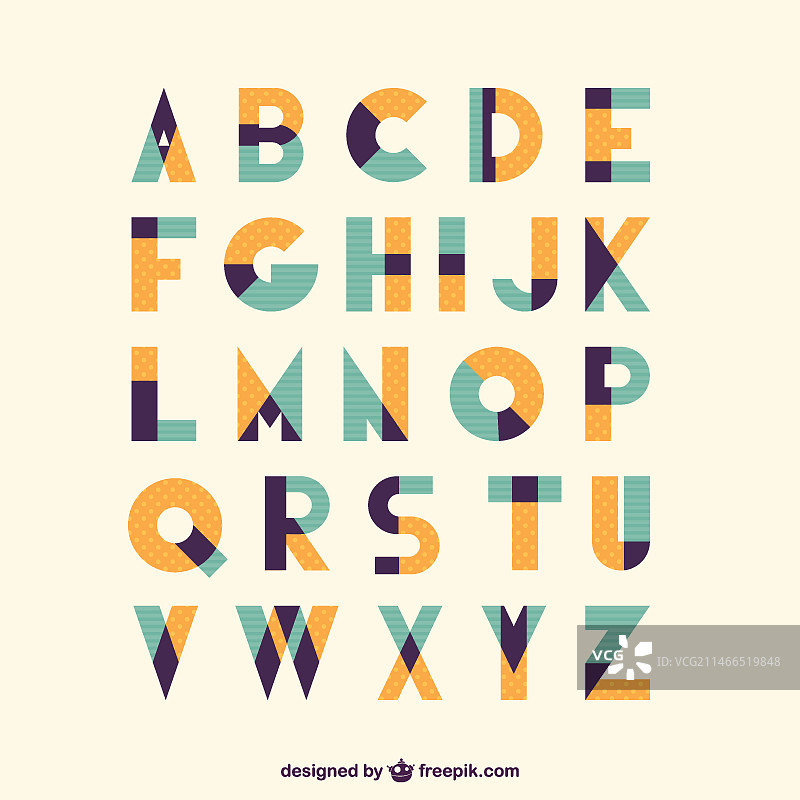 复古字体图片素材