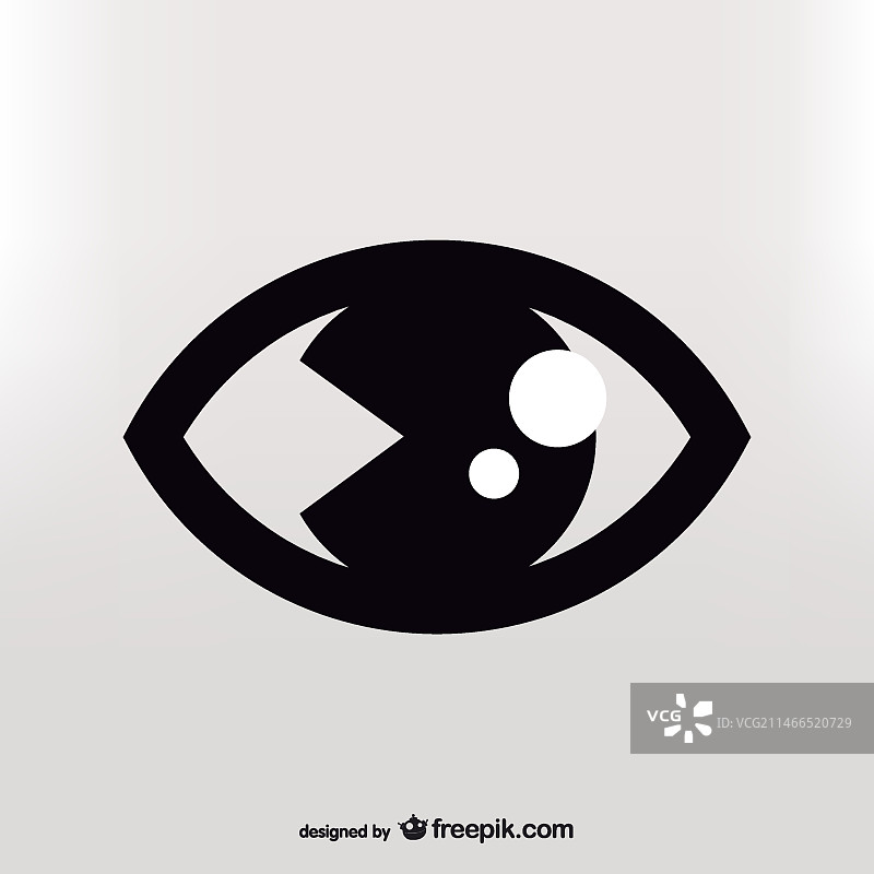 黑眼剪影图片素材