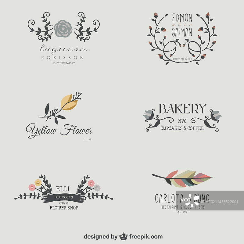 花卉商务Logo图片素材