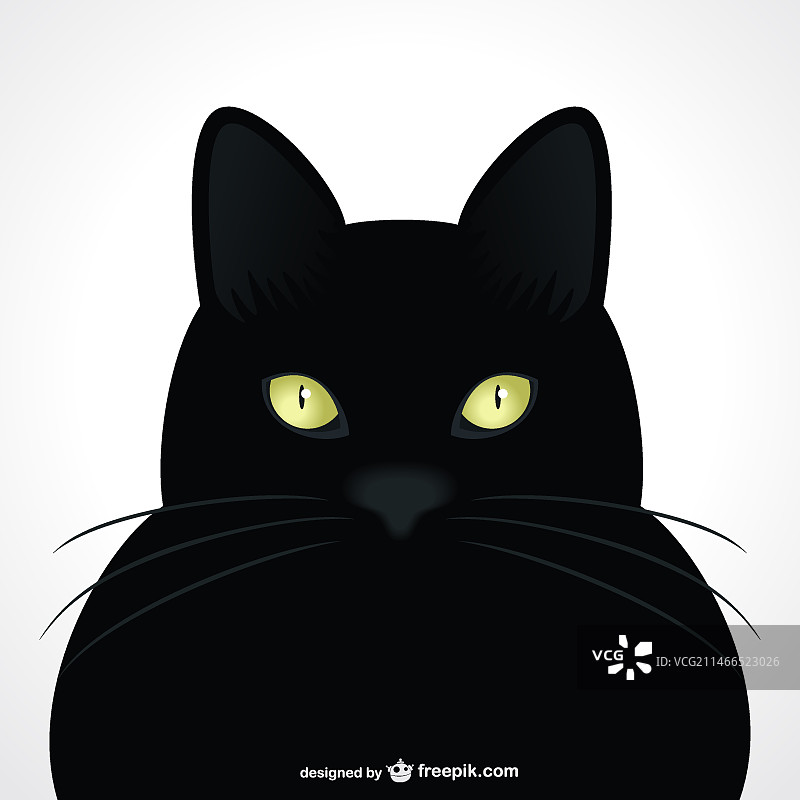 带绿色眼睛的黑色购物车图片素材