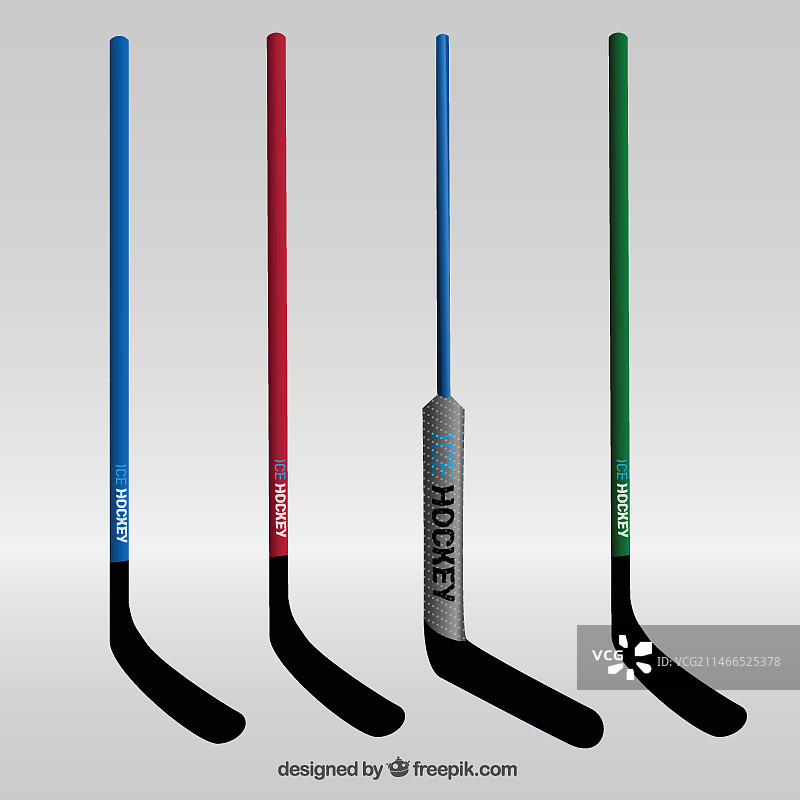冰球杆套装图片素材