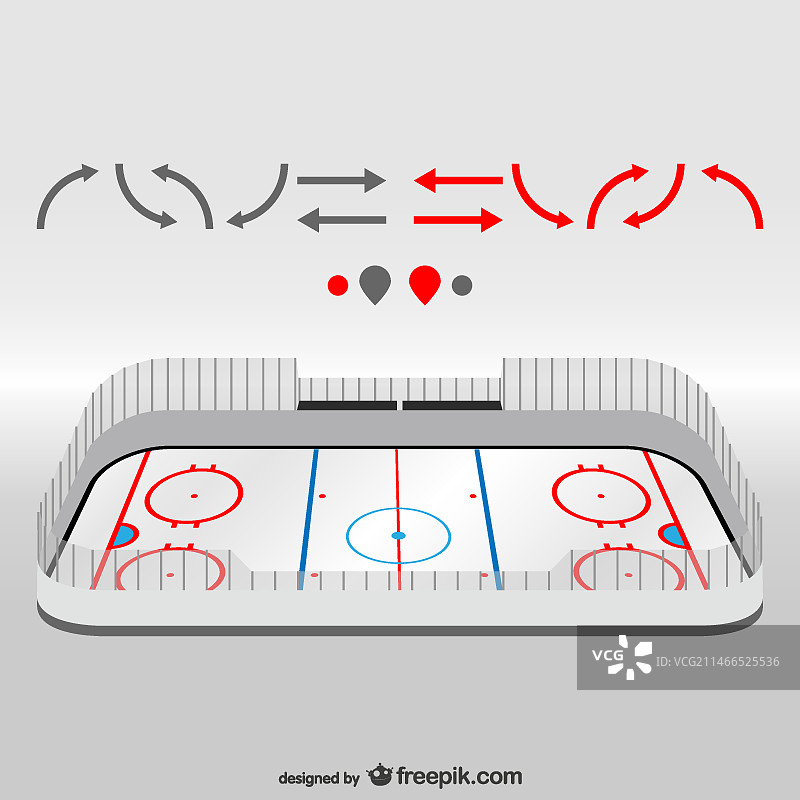 白色曲棍球场图片素材