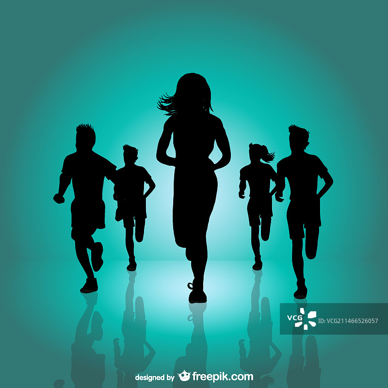 马拉松跑步背景图片素材