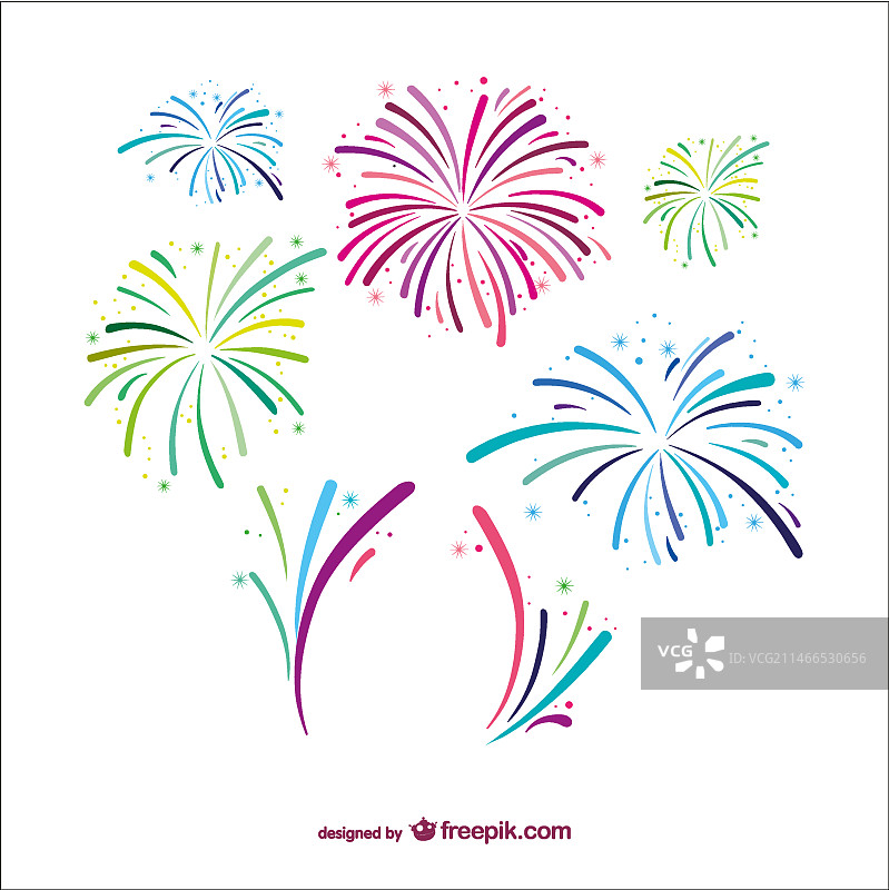绚丽的烟花图片素材