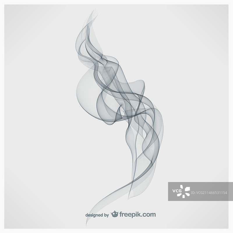 白色背景上的烟雾图片素材