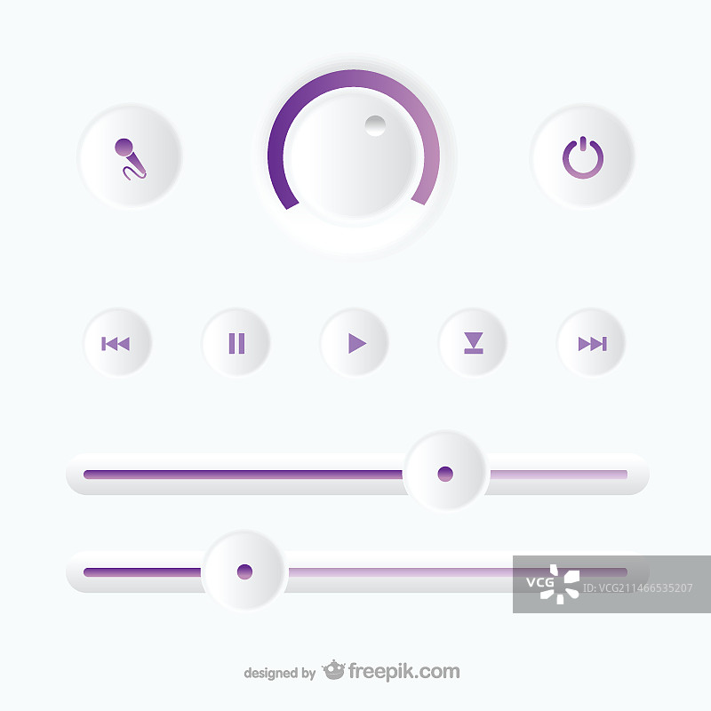 录音控制面板图片素材