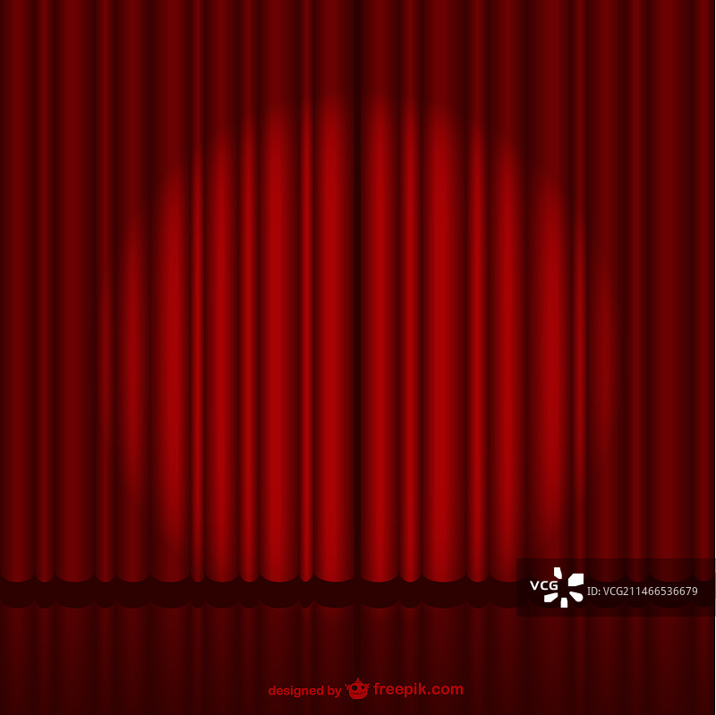 暗红色舞台幕布图片素材