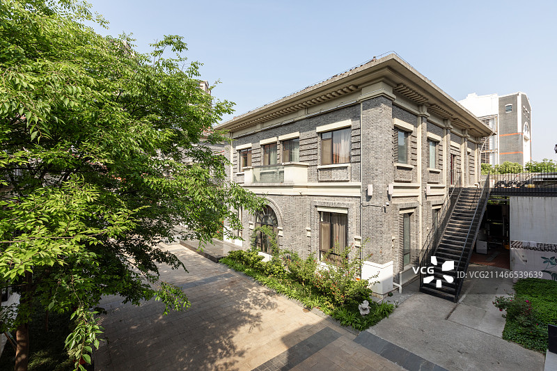 江苏无锡清名桥古运河街景图片素材